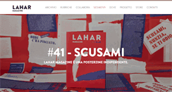 Desktop Screenshot of laharmagazine.com