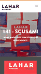 Mobile Screenshot of laharmagazine.com